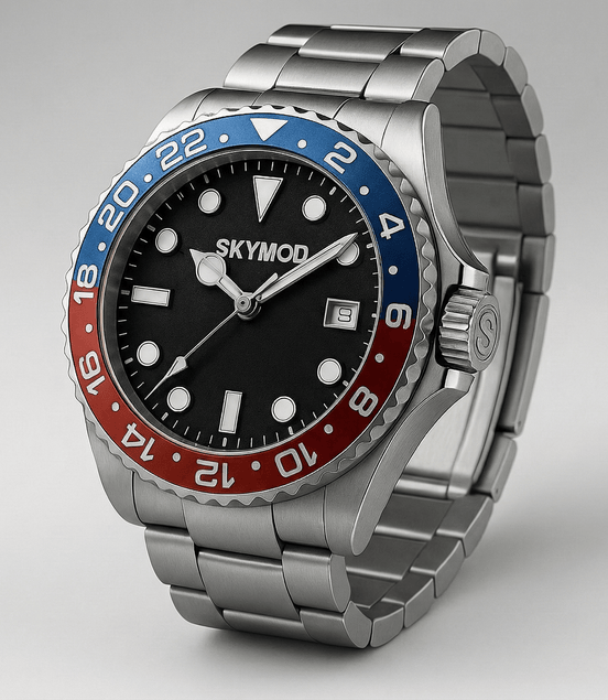 Atlas Automatic | Blue - Red - SKYMOD