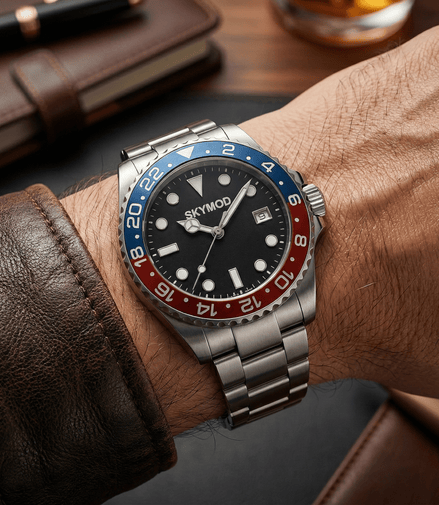 Atlas Automatic | Blue - Red - SKYMOD